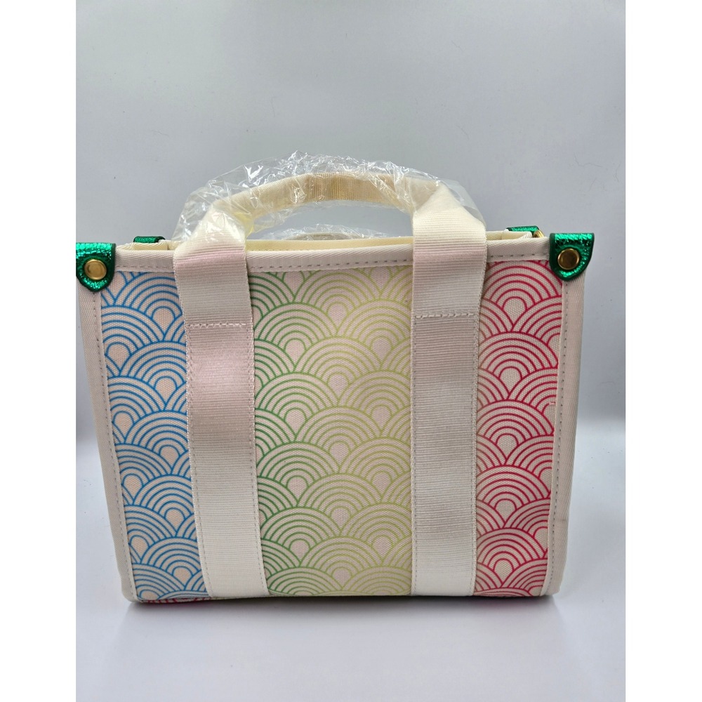 Kurt Geiger London Mini Kensington Tote Rainbow Wave‎ Top Handle Satchel - Picture 4 of 10